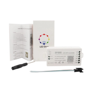 SP108E LED Wi-Fi Magic контроллер WS2812B WS2813 и т. д. светодиодные полосы светодиодный модуль свет Смарт-приложение беспроводной пульт дистанционного управления на базе операционной системы IOS 10/Android 4,4 DC5-24V - Product Image 1
