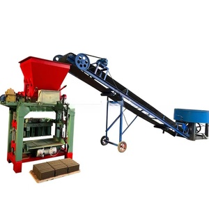 Máquina de fabricación de bloques de ladrillo con tolva, máquina automática de fabricación de ladrillos huecos de cemento, uno para uso múltiple, 2 unidades - Product Image 4