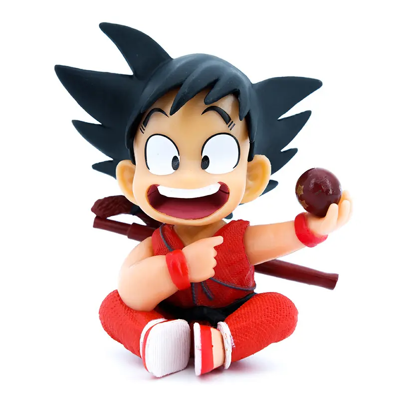 Bobble Cabeça Action Figure Son Goku pescada Cabeça Phone Holder Bracket Decoração Do Carro Anime Modelo PVC Brinquedos Presentes