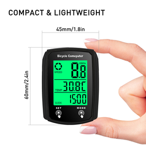Wired Bike <strong>Computer</strong> 19 <strong>Functions</strong> Touch Bike Speedometer Odometer Waterproof Bicycle <strong>Computer</strong> with Backlight