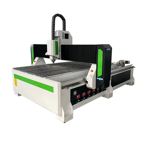 4x8 pies 1325 máquina de carpintería 3kw enrutador CNC de madera 4 ejes con dispositivo giratorio de torno de madera - Product Image 1