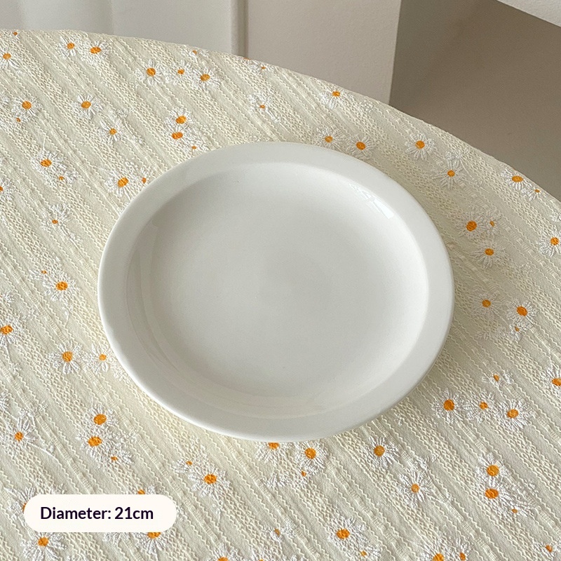 Assiette Western -21cm blanche