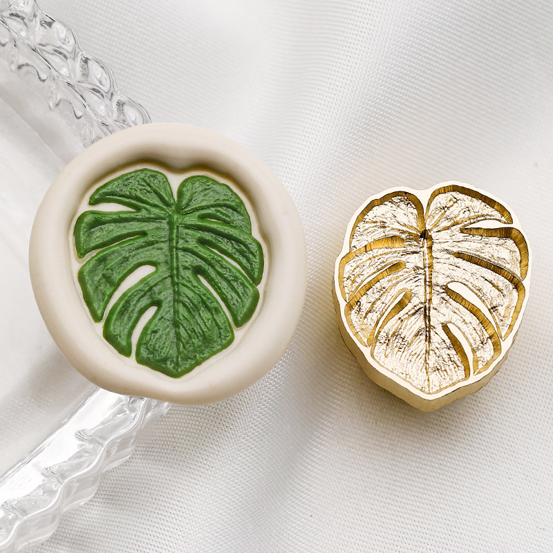 Plante verte écaille de tortue (relief irrégulier, 22,6x23,3mm)