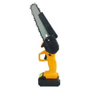 4 6 inç küçük zincir testere taşınabilir elektrikli akülü testere için lityum pil güç Mini el zincir testereler ağaç dalı - Product Image 3