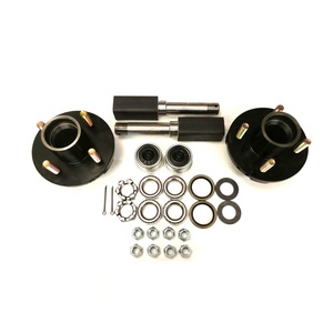 批发拖车轮毂2000 3500 5200磅圆形/方形实心小短轴和轮毂 - Product Image 6
