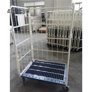 1100*800*1700mm Yüksek Kaliteli Lojistik Pazarında Çok Satan Plastik Tabanlı Rulo Taşıyıcı Araba - Product Image 4