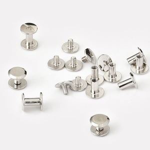 5mm 6mm 8mm 10mmゴールドスライバー金属シカゴブックバインディングねじ卸売