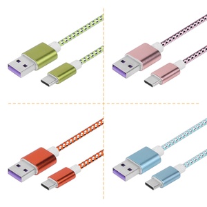 USB C USB hızlı şarj tip-c kablo Samsung/LG/Huawei renkli USB tip C kablo 1m USB-C kordon hızlı şarj aleti kablosu - Product Image 1