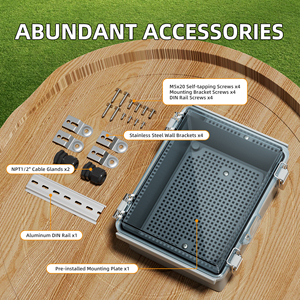Waterproof Electronics <strong>Enclosures</strong> 8.7x6.7x4.3 Plastic Electronic <strong>Enclosure</strong> Junction Box Waterproof for Wifi Extender Network - Product Image 5