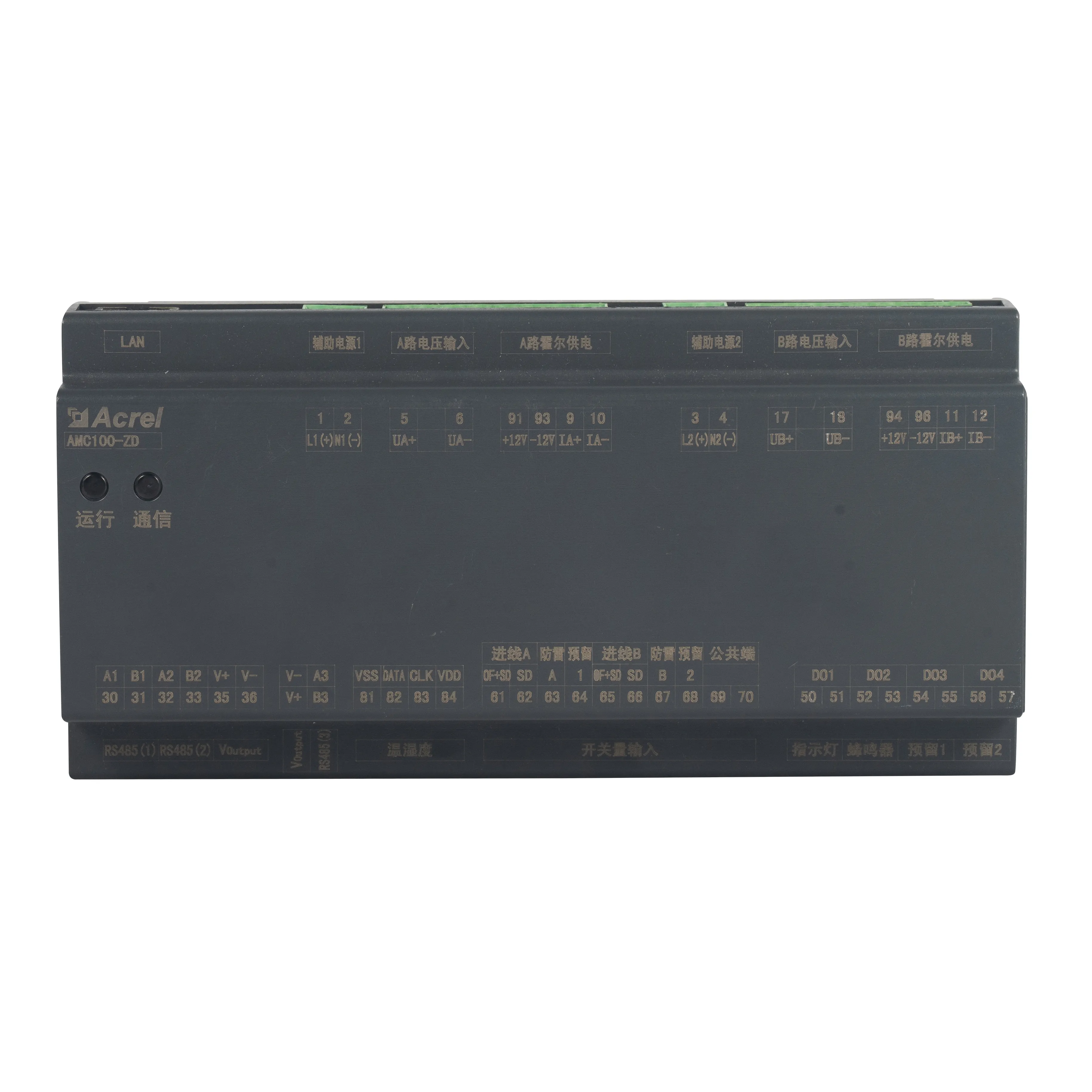 AMC100-ZD DC chính-mạch 8 đầu vào kỹ thuật số 4 đầu ra kỹ thuật số năng lượng Power Monitor Meter cho trung tâm dữ liệu