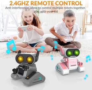 <strong>Rc</strong> <strong>Robot</strong> Interactive Programmable <strong>Rc</strong> <strong>Robot</strong> Toy Kids Educational Remote Control <strong>Robot</strong> Shining 7 Colors Led Eyes for Children - Product Image 3