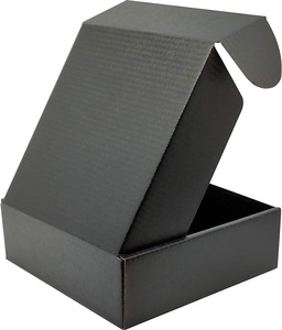 Custom Recycled Small Black Shipping Boxes for Small Business Cardboard Corrugated Mailer Boxes for Shipping Packaging Craft <strong>Gif</strong> - Product Image 3