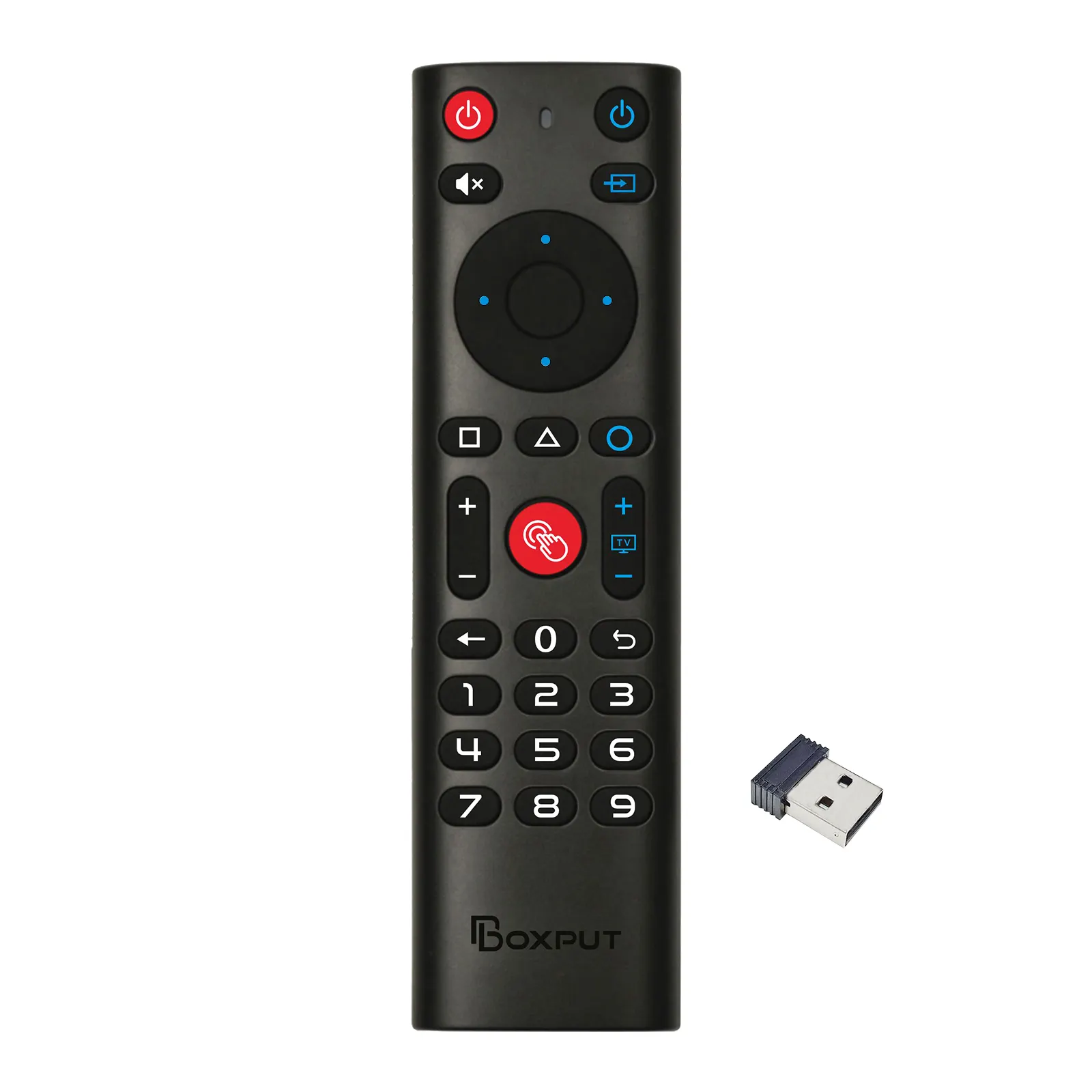 Controle remoto de tv bpr3s plus 2.4g bt, controle remoto ir para aprendizagem de todos os botões, 6 eixos, giroscópio com voz ativada, controle remoto ota e mouse