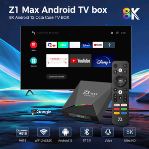 กล่องทีวี Z1 H618ชิพแอนดรอยด์12รุ่น8K FHD เครื่องเล่นสื่ออัจฉริยะกล่องรับสัญญาณวิทยุ - Product Image 5