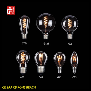 Wholesale ST64 G95 A60 G125 <strong>G45</strong> C35 E26/E27 3w 5w Filament Lamp Retro Decoration Edison Bulb Vintage Lamp <strong>Led</strong> <strong>Lights</strong> for Home - Product Image 1