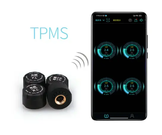 5.0/4.0 Bluetooth Bandenspanning Monitoring Systeem Tpms Sensor Voor Auto Motorfiets Vrachtwagen Blauwe Tpms Bandenspanning 2 3 4 6 8 Sensoren