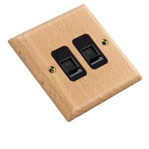 Retro Black walnut Panel Wand schalter TV-Computer buchse mit exzellentem Service für den Heimgebrauch und WiFi-Netzwerke - Product Image 1