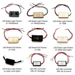 ตัวควบคุมแฟลช LED LF-100A GS-100A แบบสากล12-24โวลต์สัญญาณไฟกะพริบสำหรับรถยนต์ไฟเบรค LED ไฟสัญญาณ - Product Image 5