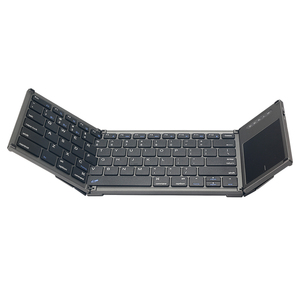B066T Teclado BT portátil Mini empalme sin costuras Diseño plegable silencioso táctil grande para computadora de juegos Teléfono móvil USB - Product Image 5
