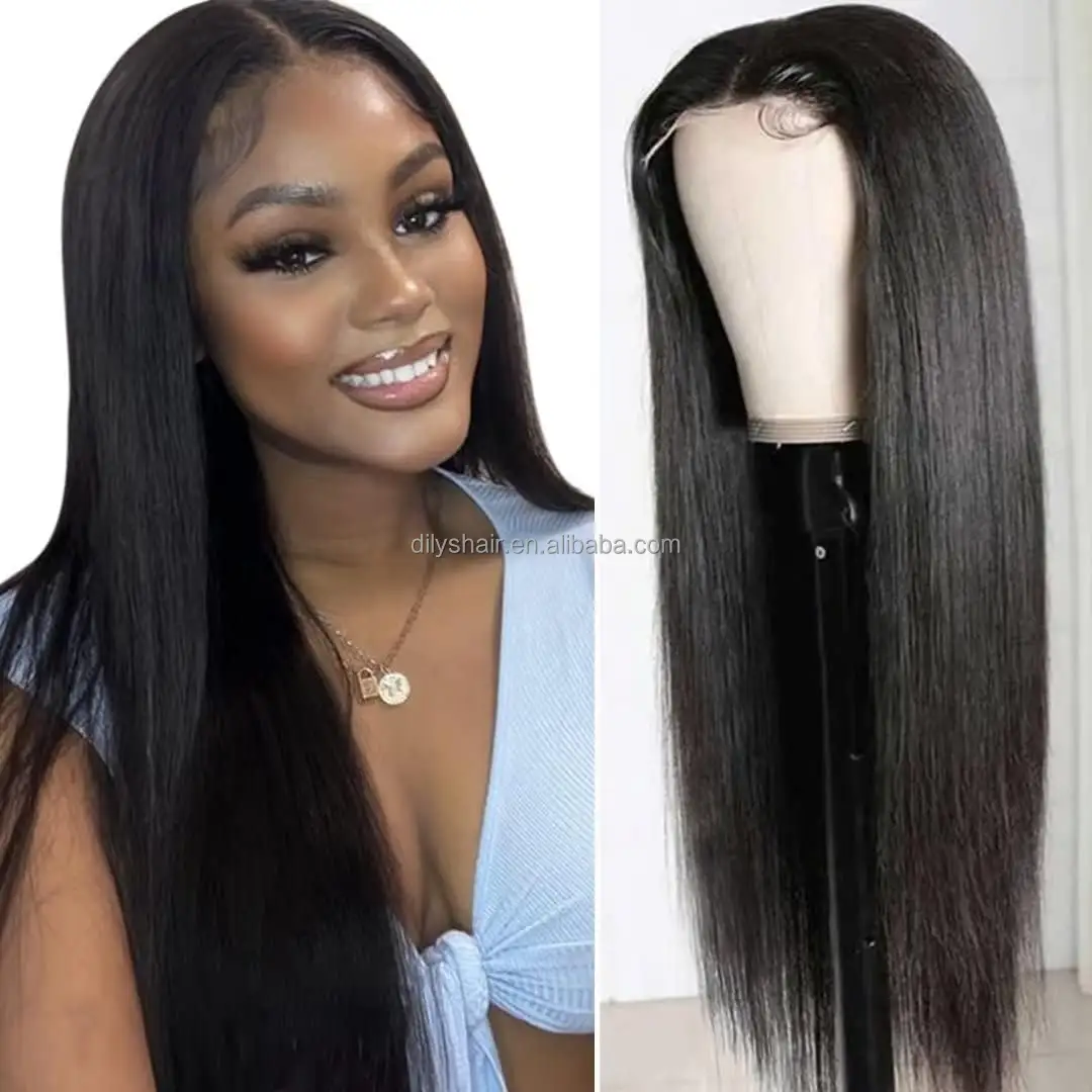 Frontal Glueless Full Hd Lace Wig, Cutícula Alinhada Virgem Cabelo Indiano, Não Transformados 100% 360 Humano