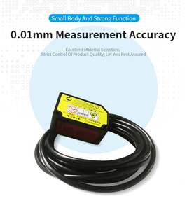 Sensor de Desplazamiento láser Cmos Alta precisión Emc Directive Sensor de rango láser Protección de circuito Dc 12-24V Sensor láser - Product Image 3