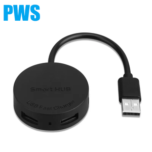 适用于电脑一合一OTG便携式通用串行总线快速充电器USB2.0集线器分离器高速4个通用串行总线端口适配器，带发光二极管指示器 - Product Image 6
