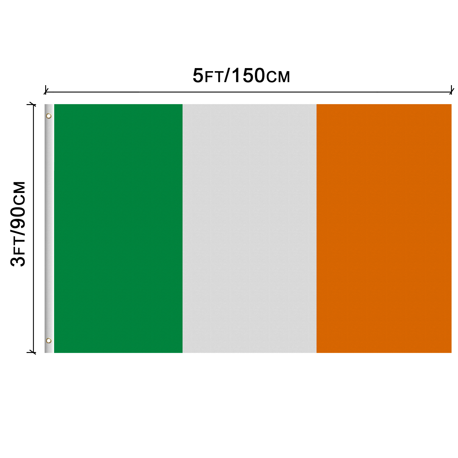 La bandera de Irlanda