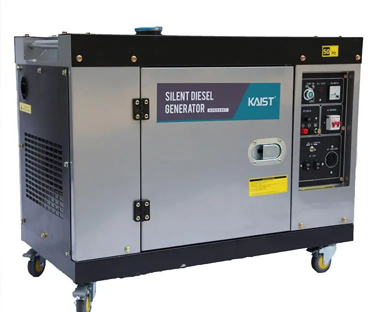 Kaist ltd 6.0kw silencioso pequeno mini gerador diesel portátil