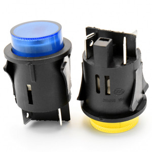 Interruttore a pulsante rotondo momentaneo o interruttore a pulsante a chiusura - Product Image 3
