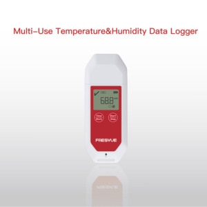 Registrador de datos de temperatura y humedad USB personalizado multiusos con pantalla LCD logegr de datos