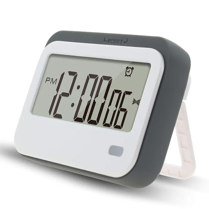J&R stummer Vibrationslicht blinkender Buzzer Alarm 24 Stunden Countdown Zählgerät Tagungsraum-Timer mit Magnetfunktion