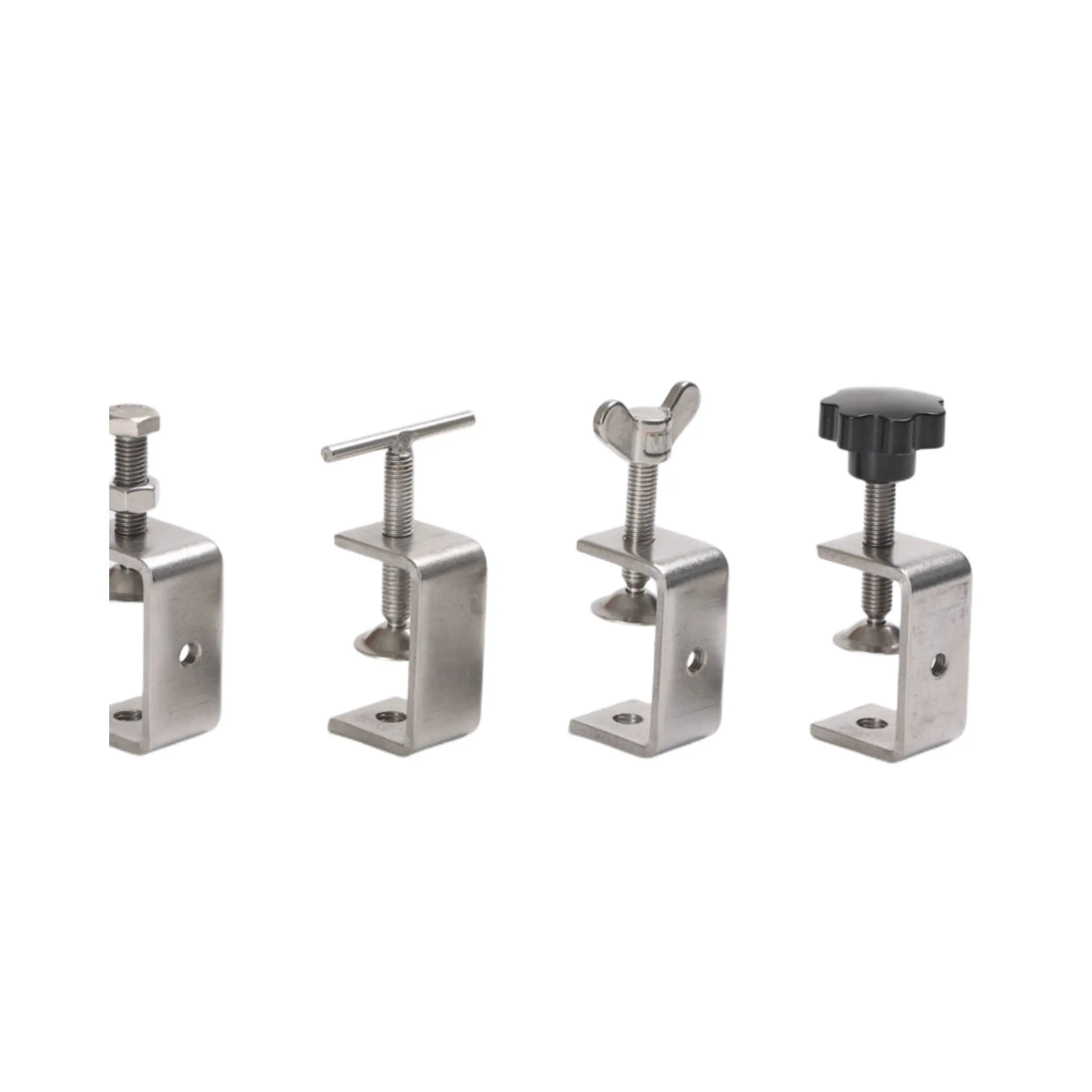 China Fabricante Fábrica Preço Tubo Grampos, Aço Inoxidável 304 Galvanizado Borboleta Cabeça Tiger Clips Braçadeiras De Tubulação