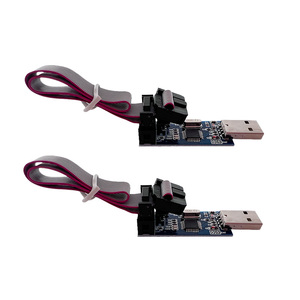 OKY3415 USBASP-Programmierer für 51 AVR Usbisp USBASP-Downloader mit 10-poliger bis 6-poliger Adapter platine für Ender 3 P