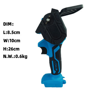 Mini testere 6-Inch ile 2 pil akülü güç zincir testereleri ile güvenlik kilidi el küçük testere - Product Image 6