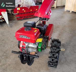 7HP 170F三角高架双链轨动力微耕机拖拉机，带翻转犁，用于农业 - Product Image 5