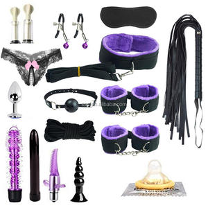 SacKnove 16Pcs Set Weiche, bequeme, alternative Fesseln Slave Bed Straps Bundle BDSM Bondage für Sexspielzeug für Erwachsene - Product Image 4