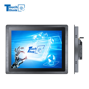 Alta calidad integrado 7 "10 pulgadas Rs232 Rs485 sin ventilador integrado Industrial Android Panel Pc Win para sistema de control