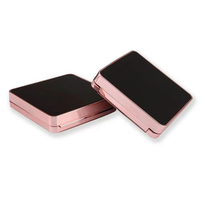 Empty Plastic <strong>Compact</strong> Powder Case With Mirror Facials Cosmetics Foundation Makeup Box - Product Image 1