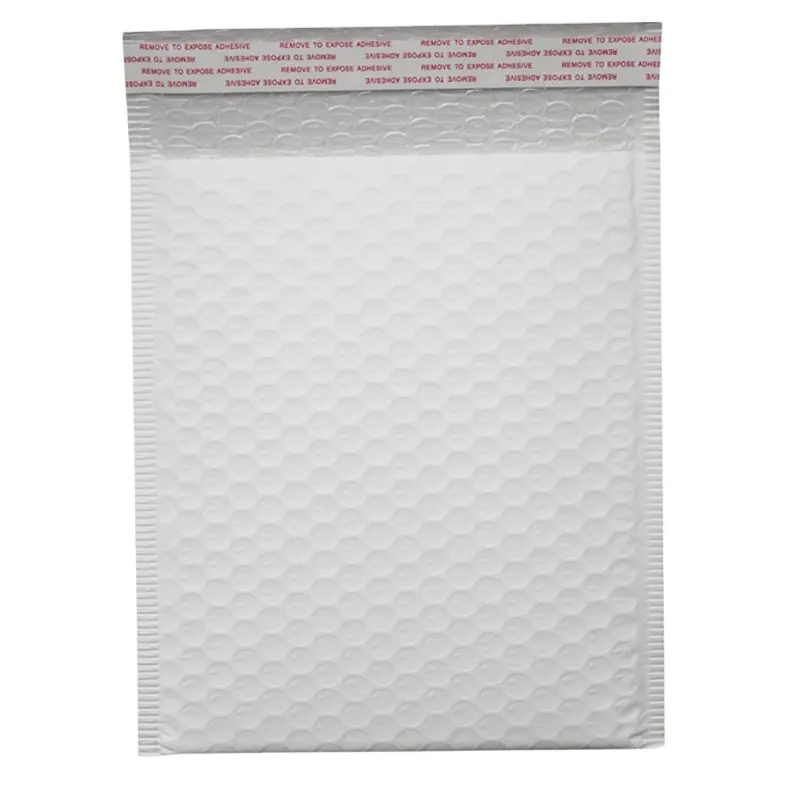 Beyaz ambalaj kabarcık posta çantaları özel logo poli mailer a5 nakliye zarf yastıklı