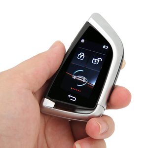 Universal LCD Smart <strong>Key</strong> Modified for <strong>BMW</strong> Car <strong>Key</strong> Keyless Entry and Touch Control - Silver - Product Image 2