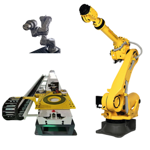 Fanuc R-2000iC/210F управляющий робот с автоматическим захватом паллетизатора и направляющей рейкой для обработки штабелирования на заводе - Product Image 6