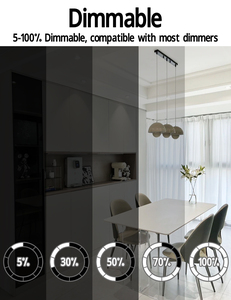 ETL 6 inç LED Disk işık kısılabilir 15W 3000K yumuşak beyaz yüzey gömme montaj LED tavan işık islak anma düşük profil işık - Product Image 6