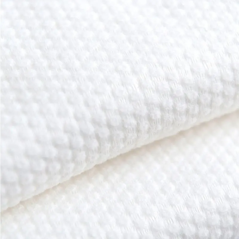 Rolo de tecido não tecido Spunlace para lenços de papelão e lenços de papel, celulose e viscose de poliéster e rayon