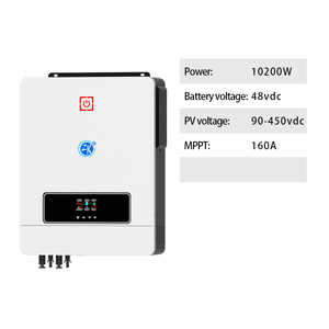 Sistema solar fuera de la red con pantalla LCD Controlador de carga MPPT incorporado Inversor Controladores de frecuencia variable de opción Dual única - Product Image 4