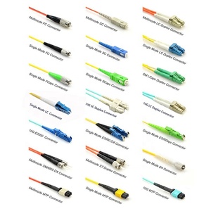 Precio de fábrica Patch Cord Multimodo Monomodo Simplex/Duplex LC/SC/FC/ST/MTRJ/DIN/MU APC UPC Conector Cable de conexión de fibra óptica - Product Image 2