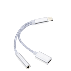 批发便携式USB C充电器2合1 C至3.5毫米音频插孔适配器，适用于15/16pro Max DC交流全新状态 - Product Image 1