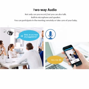 户外高清2MP 1080P Wifi IP摄像机双向音频P2P视频安全摄像机支持存储卡 - Product Image 2