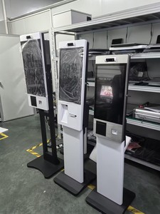 15,6 21,5 24 27 32 pulgadas de pie/quiosco de pago de autoservicio montado en la pared con escáner de código QR impresora térmica de 80mm - Product Image 5