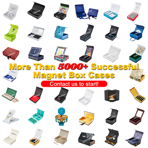 Bán Buôn Tùy Chỉnh In Handmade Sang Trọng Cứng Nhắc Giấy Các Tông Đen Đơn Giản Rỗng Đóng Cửa Từ Hộp Quà Tặng - Product Image 4