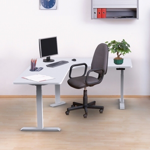 ZGO <strong>Three</strong>-legged L-shaped Expandable <strong>Computer</strong> Desk Desk Standing Electric Height-adjustable New Lift <strong>Table</strong> - Product Image 4